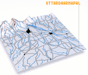 3d view of Uttar Dharmapāl