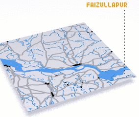 3d view of Faizullāpur