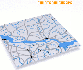 3d view of Chhota Dhushpāra