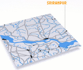 3d view of Srirāmpur