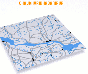 3d view of Chaudhuri Bhabānipur