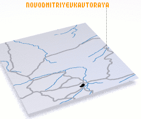 3d view of Novodmitriyevka Vtoraya