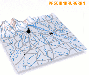 3d view of Paschim Bālāgrām