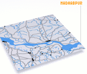 3d view of Mādhabpur