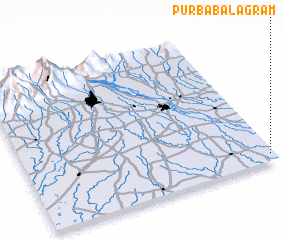 3d view of Purba Bālāgrām