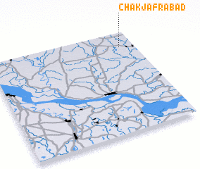 3d view of Chak Jāfrābād