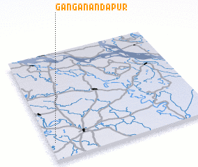 3d view of Gangānandapur