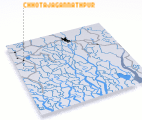 3d view of Chhota Jagannāthpur