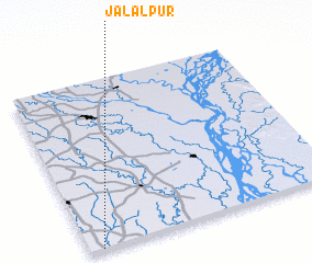 3d view of Jalālpur