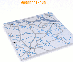 3d view of Jagannāthpur