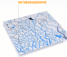 3d view of Mathbāri Gauripur