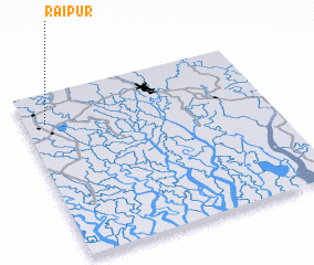 3d view of Rāipur