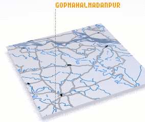 3d view of Gopmahāl Madanpur