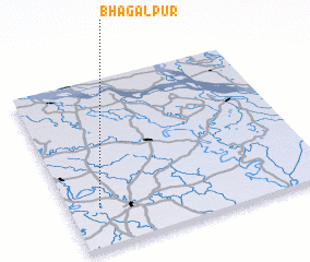 3d view of Bhāgalpur