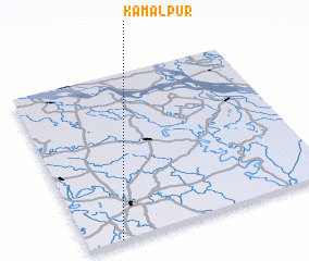 3d view of Kamalpur