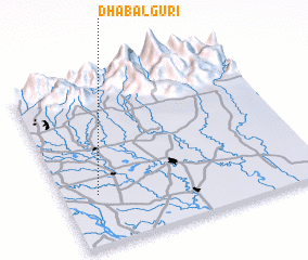 3d view of Dhabalguri