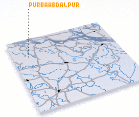 3d view of Purba Ābdālpur