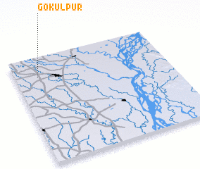 3d view of Gokulpur