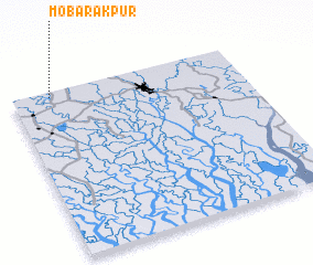 3d view of Mobārakpur