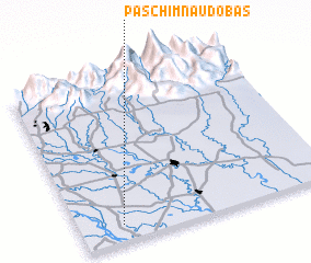 3d view of Paschim Naudobās