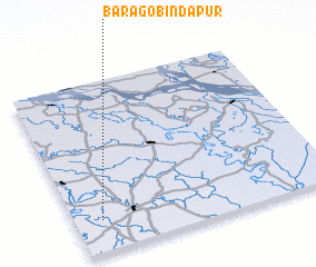 3d view of Bara Gobindapur