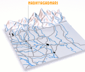 3d view of Madhya Gadmāri