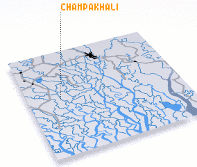 3d view of Chāmpākhāli