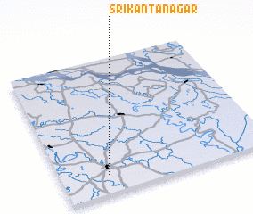 3d view of Srikāntānagar