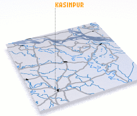 3d view of Kāsimpur