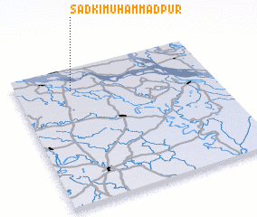 3d view of Sādki Muhammadpur