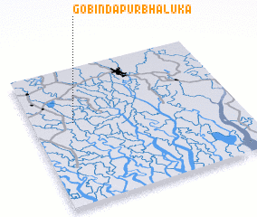 3d view of Gobindapur Bhāluka