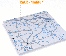 3d view of Kālicharanpur