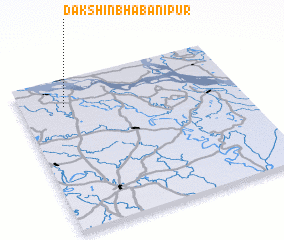 3d view of Dakshin Bhabānīpur