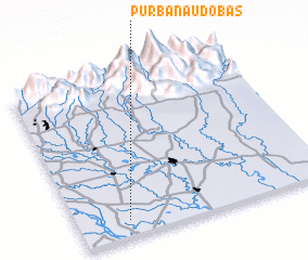 3d view of Purba Naudobās