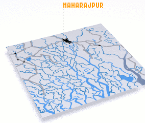 3d view of Mahārājpur