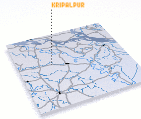 3d view of Kripālpur