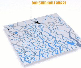 3d view of Dakshin Kāntāmāri