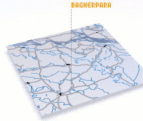 3d view of Bāgherpāra