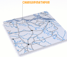 3d view of Char Gopīnāthpur