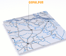 3d view of Gopālpur