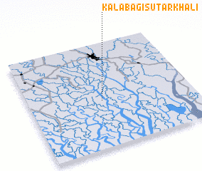 3d view of Kalābagi Sutārkhāli