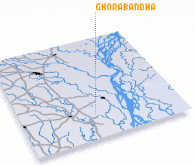 3d view of Ghorābāndha