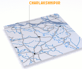 3d view of Char Lakshmīpur