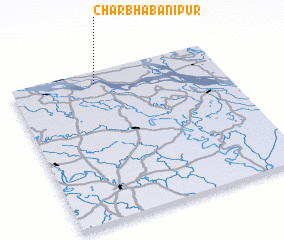 3d view of Char Bhabānīpur