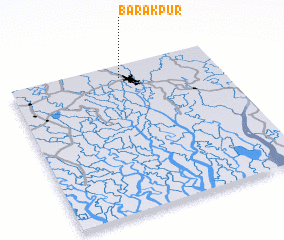 3d view of Bārākpur