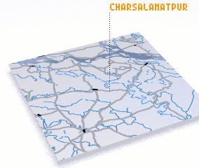 3d view of Char Sālāmatpur