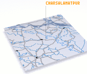 3d view of Char Sālāmatpur