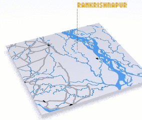 3d view of Rāmkrishnāpur