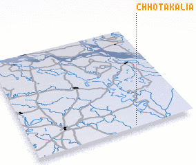 3d view of Chhota Kālia