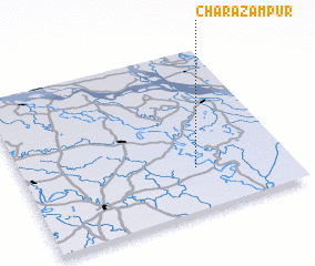 3d view of Char Āzampur